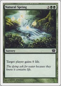 Natural Spring - 9th Edition - Magic: The Gathering card