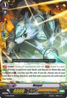 Walgal - G-TD11: Divine Knight of Heavenly Decree - Cardfight Vanguard card