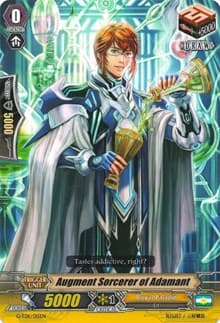 Augment Sorcerer of Adamant - G-TD11: Divine Knight of Heavenly Decree - Cardfight Vanguard card