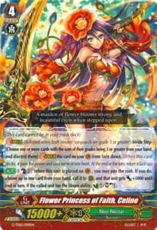 Flower Princess of Faith, Celine - G-TD12: Flower Princess of Abundant Blooming - Cardfight Vanguard card