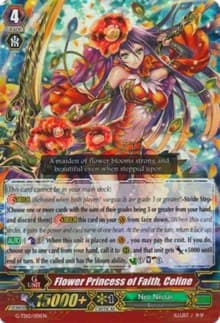 Flower Princess of Faith, Celine (RRR Foil) - G-TD12: Flower Princess of Abundant Blooming - Cardfight Vanguard card