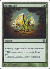 Naturalize - 9th Edition - Magic: The Gathering card