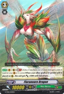 Floraneura Dragon - G-TD12: Flower Princess of Abundant Blooming - Cardfight Vanguard card