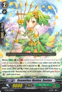 Osmanthus Maiden, Anelma - G-TD12: Flower Princess of Abundant Blooming - Cardfight Vanguard card
