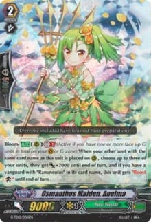 Osmanthus Maiden, Anelma (RRR Foil) - G-TD12: Flower Princess of Abundant Blooming - Cardfight Vanguard card