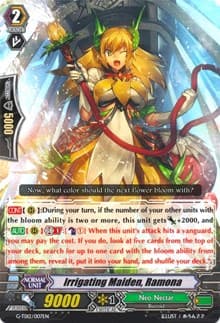 Irrigating Maiden, Ramona - G-TD12: Flower Princess of Abundant Blooming - Cardfight Vanguard card