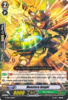 Monstera Knight - G-TD12: Flower Princess of Abundant Blooming - Cardfight Vanguard card