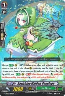 Ravishing Maiden, Penelope - G-TD12: Flower Princess of Abundant Blooming - Cardfight Vanguard card