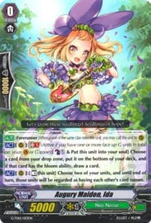 Augury Maiden, Ida - G-TD12: Flower Princess of Abundant Blooming - Cardfight Vanguard card