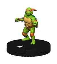 Michelangelo - Fast Forces: Teenage Mutant Ninja Turtles: Shredder's Return - Heroclix card