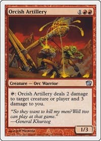 Orcish Artillery - 9th Edition - Magic: The Gathering card