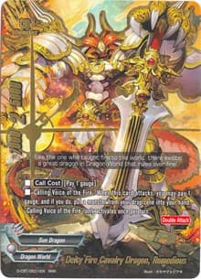 Deity Fire Cavalry Dragon, Romedious - Dragon Fighters - Future Card BuddyFight card