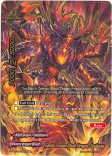 Earth Tremor Black Dragon, Soulvaag - Dragon Fighters - Future Card BuddyFight card