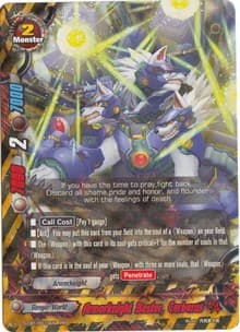 Armorknight Buster, Cerberus "A" - Dragon Fighters - Future Card BuddyFight card