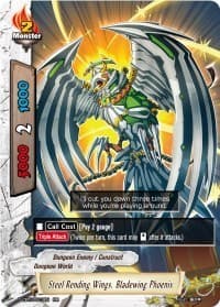 Steel Rending Wings, Bladewing Phoenix - Dragon Fighters - Future Card BuddyFight card