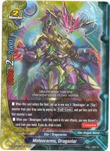 Meteorarms, Dragsolar - Dragon Fighters - Future Card BuddyFight card