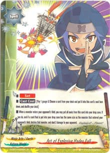 Art of Explosive Hades Fall - Dragon Fighters - Future Card BuddyFight card