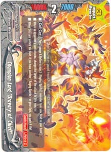 Champion Lord, "Bravery of Chief!" - Dragon Fighters - Future Card BuddyFight card