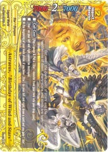 Astraeus, "Birthday of Wind and Stars" - Dragon Fighters - Future Card BuddyFight card