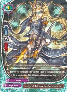 Magical Artillery Soldier, Canooner - Dragon Fighters - Future Card BuddyFight card