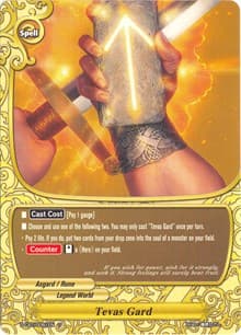 Tevaz Gard - Dragon Fighters - Future Card BuddyFight card