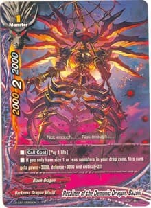 Retainer of the Demonic Dragon, Bazolii - Dragon Fighters - Future Card BuddyFight card