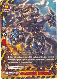 Armorknight, Werewolf - Dragon Fighters - Future Card BuddyFight card