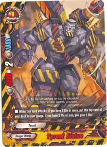 Tyrant Statue - Dragon Fighters - Future Card BuddyFight card