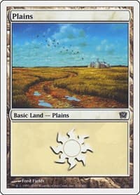 Plains (334) - 9th Edition - Magic: The Gathering card