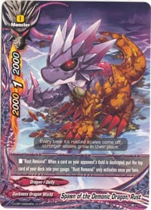 Spawn of the Demonic Dragon, Rust - Dragon Fighters - Future Card BuddyFight card