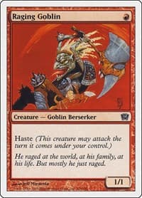 Raging Goblin - 9th Edition - Magic: The Gathering card