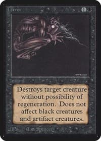 Terror - Alpha Edition - Magic: The Gathering card