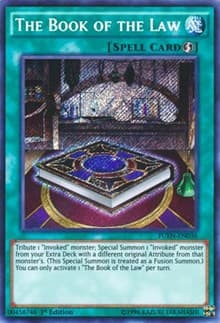 The Book of the Law - Fusion Enforcers - YuGiOh card