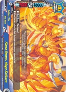 Flame Demon, Mega Ecliksys - Dragon Fighters - Future Card BuddyFight card