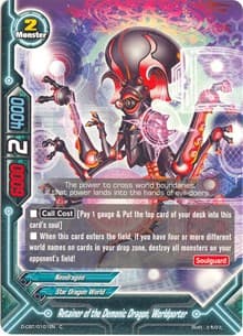 Retainer of the Demonic Dragon, Worldporter - Dragon Fighters - Future Card BuddyFight card