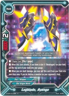 Legblade, Avenge - Dragon Fighters - Future Card BuddyFight card
