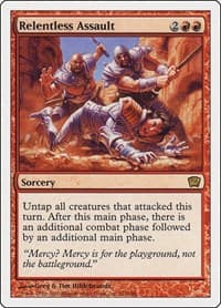 Relentless Assault - 9th Edition - Magic: The Gathering card