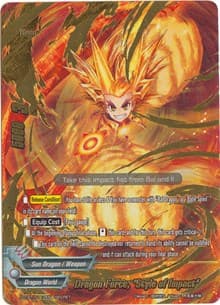 Dragon Force, "Style of Impact" (Secret) - Dragon Fighters - Future Card BuddyFight card