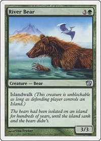 River Bear - 9th Edition - Magic: The Gathering card