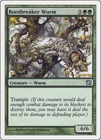 Rootbreaker Wurm - 9th Edition - Magic: The Gathering card