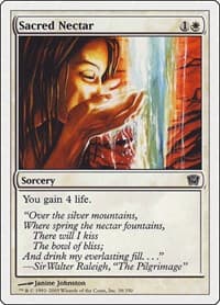Sacred Nectar - 9th Edition - Magic: The Gathering card