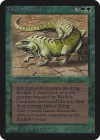 Thicket Basilisk - Alpha Edition - Magic: The Gathering card