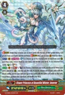 Flower Princess of Beautiful Winter, Inverno - G-CHB01: TRY3 NEXT - Cardfight Vanguard card