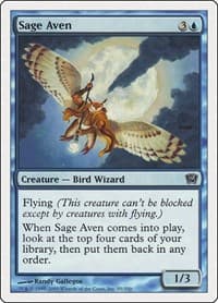 Sage Aven - 9th Edition - Magic: The Gathering card