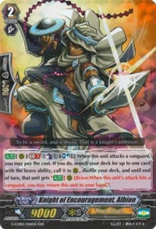 Knight of Encouragement, Albion - G-CHB01: TRY3 NEXT - Cardfight Vanguard card