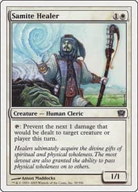 Samite Healer - 9th Edition - Magic: The Gathering card