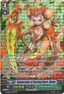 Ranunculus of Searing Heart, Ahsha (SP) - G-CHB01: TRY3 NEXT - Cardfight Vanguard card