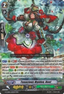 Tenacious Maiden, Noel - G-CHB01: TRY3 NEXT - Cardfight Vanguard card
