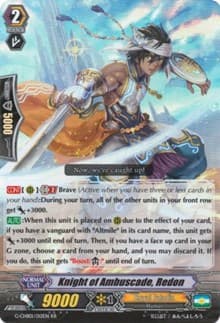 Knight of Ambuscade, Redon - G-CHB01: TRY3 NEXT - Cardfight Vanguard card