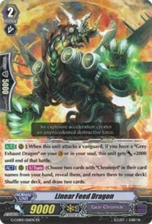 Linear Feed Dragon - G-CHB01: TRY3 NEXT - Cardfight Vanguard card